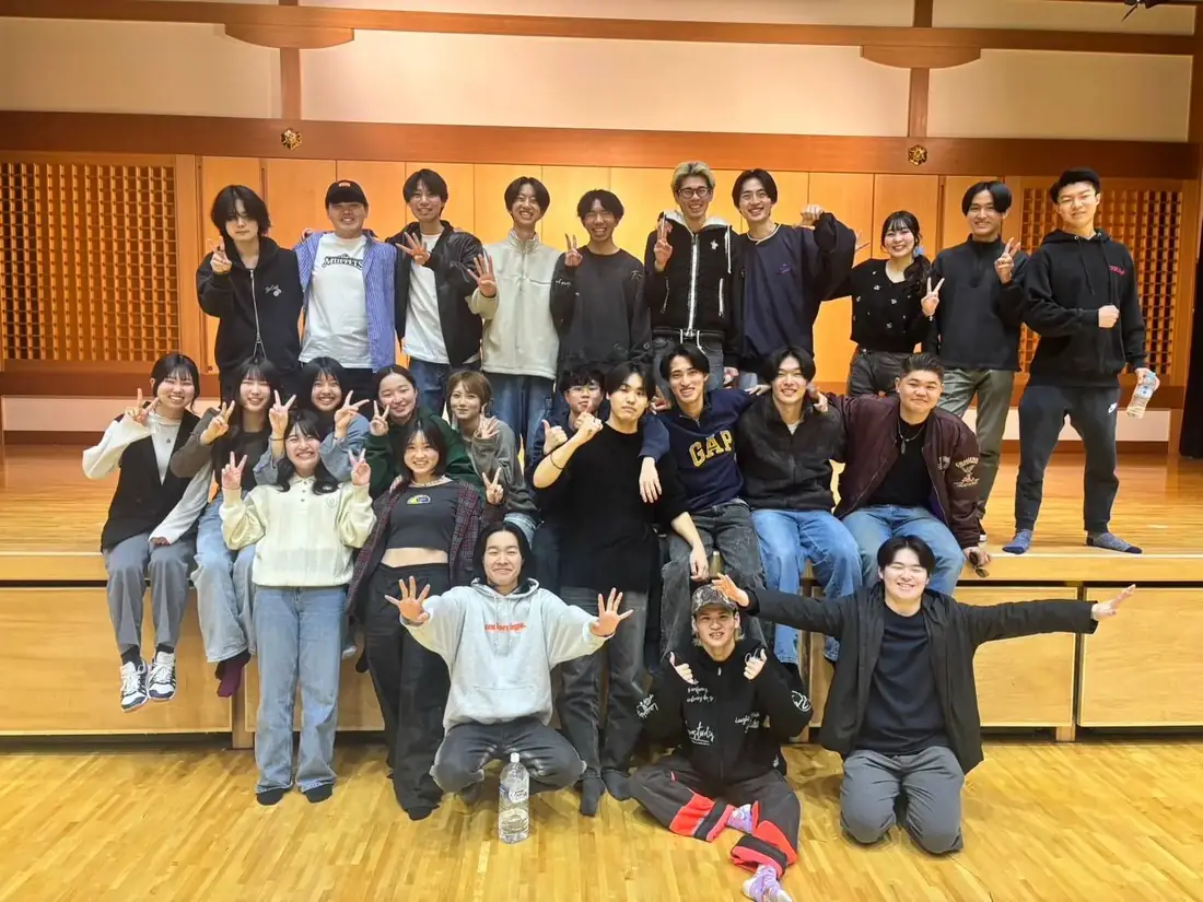 入寮式のあとに撮った同期の集合写真