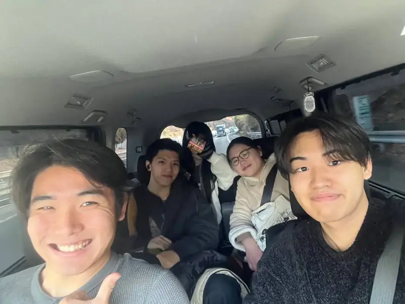 車内での一枚